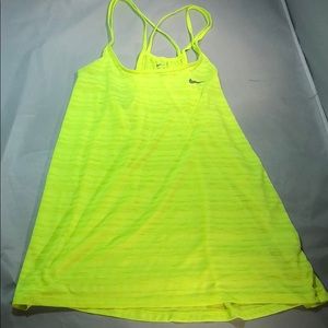 Women’s M Yellow Nike Dri-fir Tank Top.